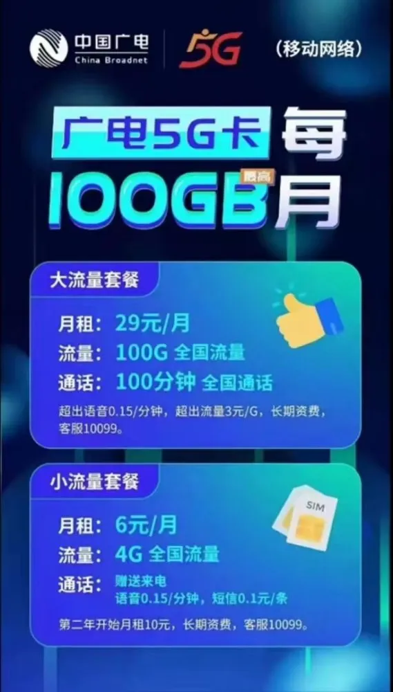 中国广电6元套餐介绍