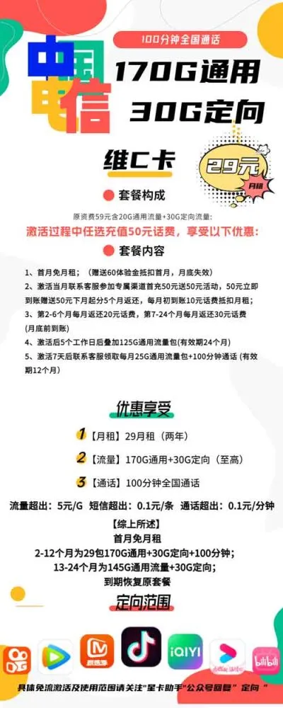 2023年电信流量卡套餐介绍:低月租、高流量卡套餐推荐