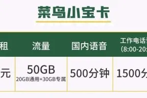 菜鸟小宝卡适合外卖工作使用吗？