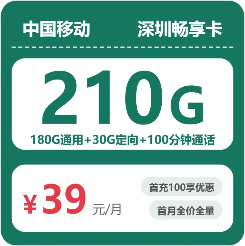 2026年5月下旬深圳大流量套餐推荐:深圳移动、广电、联通、电信电话卡全解析